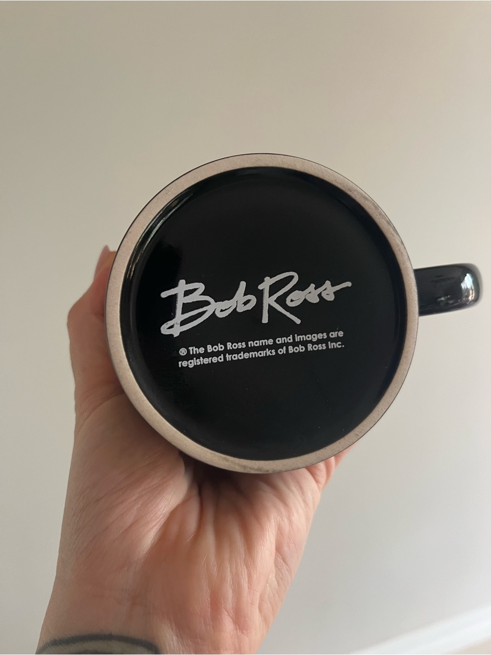 Novelty Bob Ross coffee mug - Picture 5 of 5